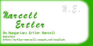 marcell ertler business card